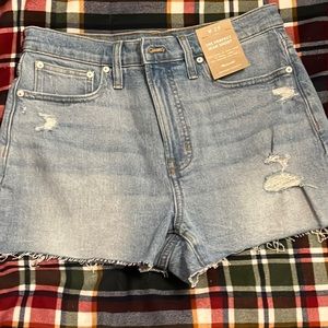 NWT Madewell jean shorts!
